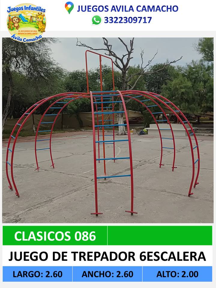 juego de trepador 6 escaleras